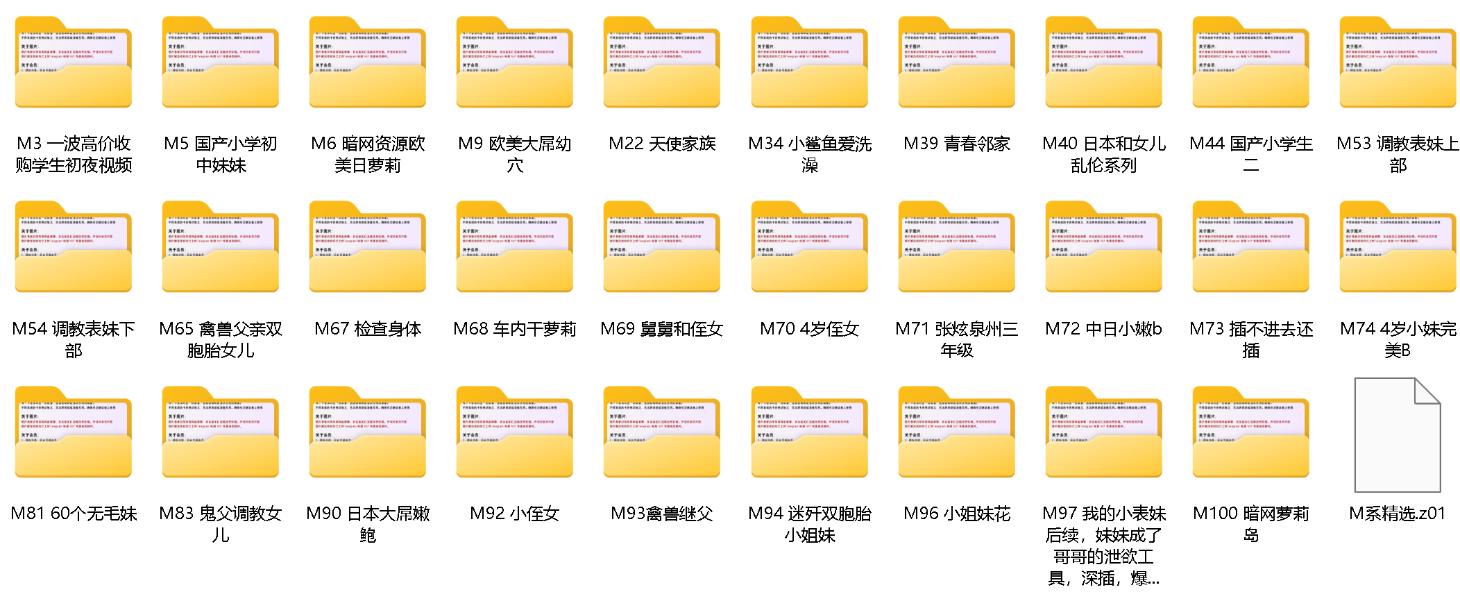 M 系列极品精选资源合集
